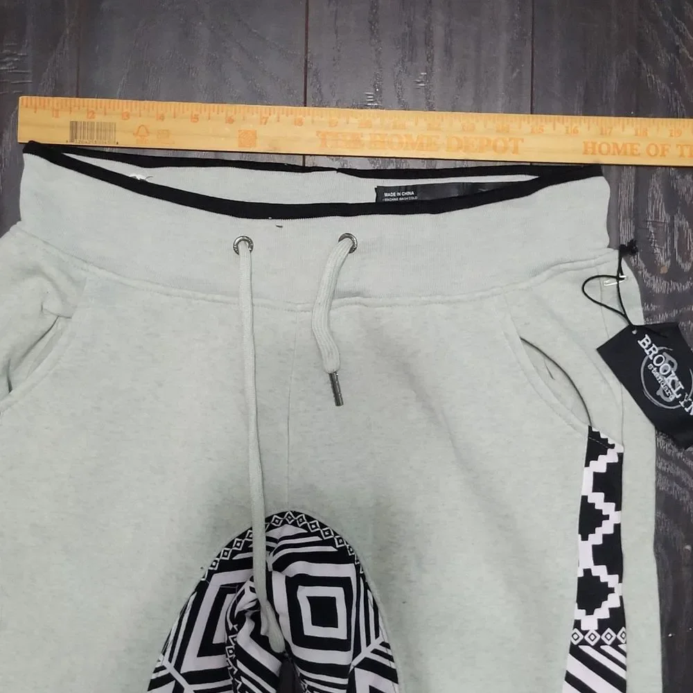 NWT Brooklyn Standard Joggers L (34Wx31L) Adult Fleece Drawstring Slim G…